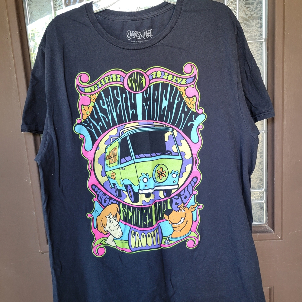 Scooby-Doo Black Graphic  T-Shirt